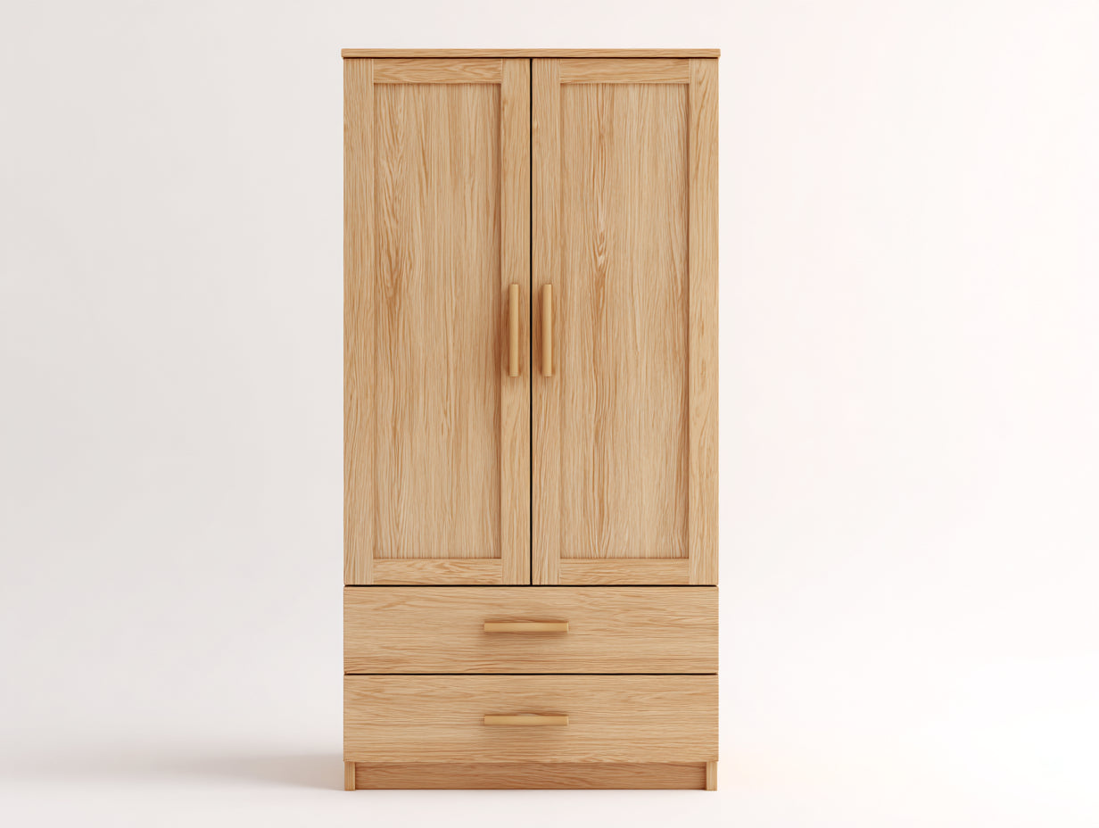 Armarios madera 80x50x180 cm - beige - diseño clásico