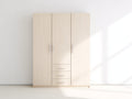 Armarios de madera 150x55x195 cm - madera clara - diseño moderno para dormitorio